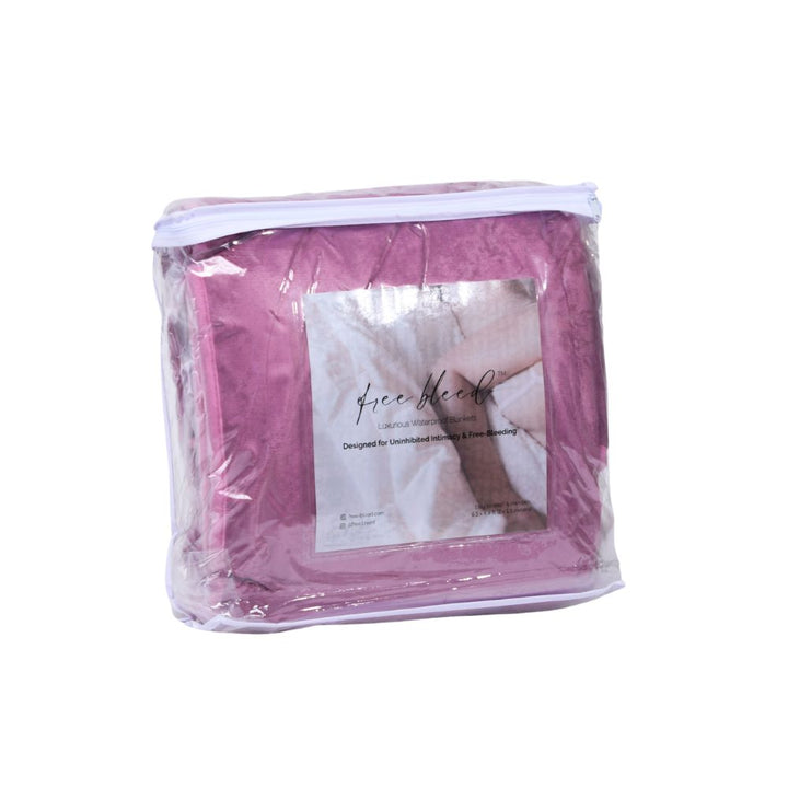 Shopping for a free bleeding blanket with ads, tags, and similar technologies enhancing the browser experience on the page.