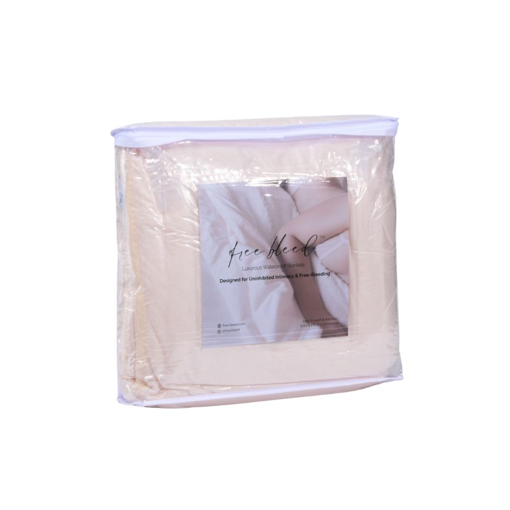 Free Bleed® Splash Blanket - Champagne