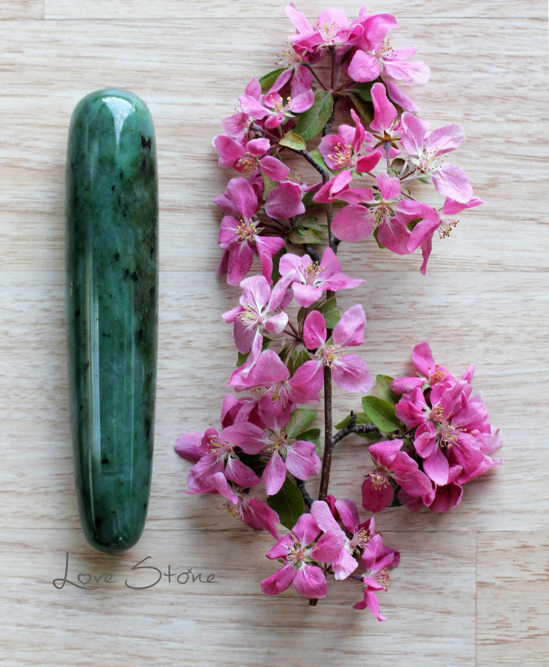 Nephrite Jade crystal Wand