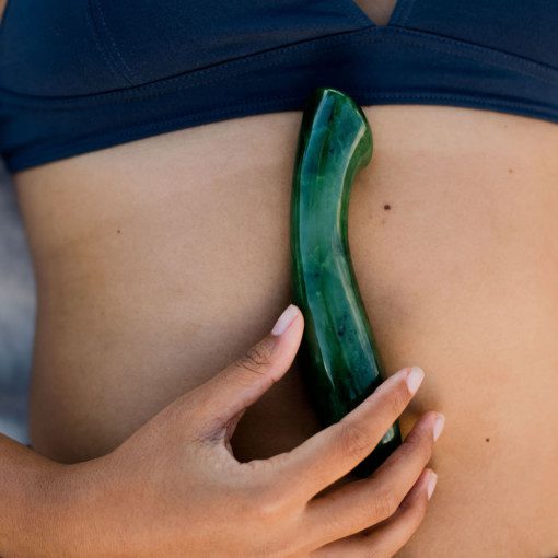 Nephrite Jade Bliss G-Spot or p  spot Wand