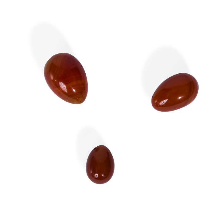 Red Carnelian Crystal eggs