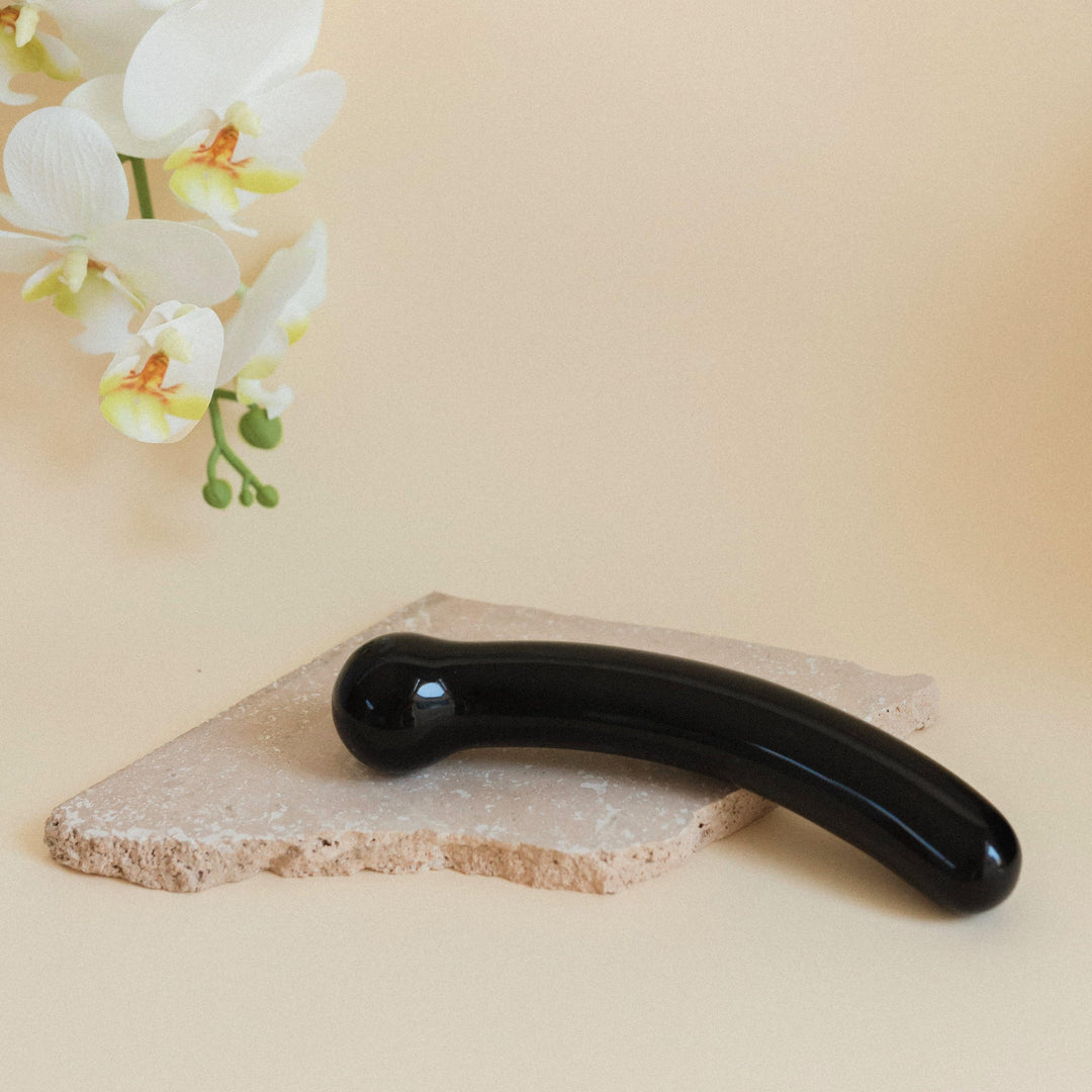 Black Obsidian Amrita Wand® - WAANDS™ Crystal Sex Toys