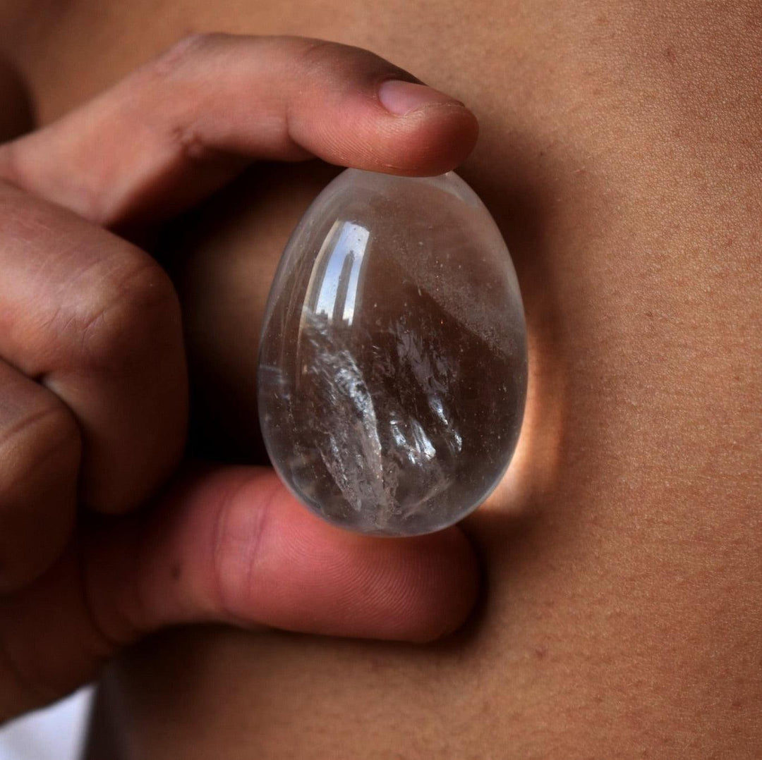 Clear Quartz Yoni Egg - WAANDS™ Crystal Sex Toys