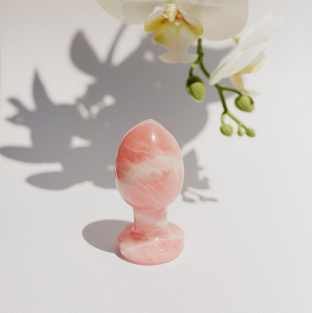Rose Quartz Butt Plug - WAANDS™ Crystal Sex Toys