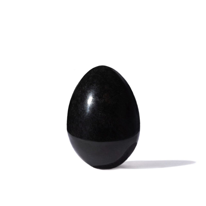 Black Nephrite Jade Egg “Gaia”