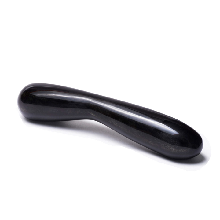 Pele Curve - Black Obsidian Pleasure Wand