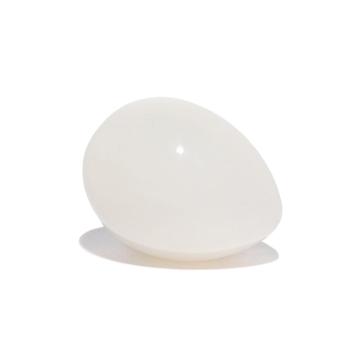 White Nephrite Jade Yoni Egg “Northern Star”